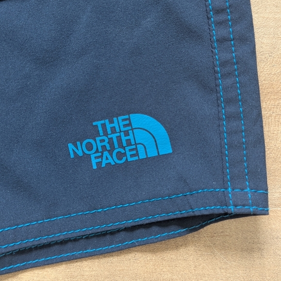 The North Face Blue Board Shorts with Zip Pockets - Size 10 - Picture 3 of 8